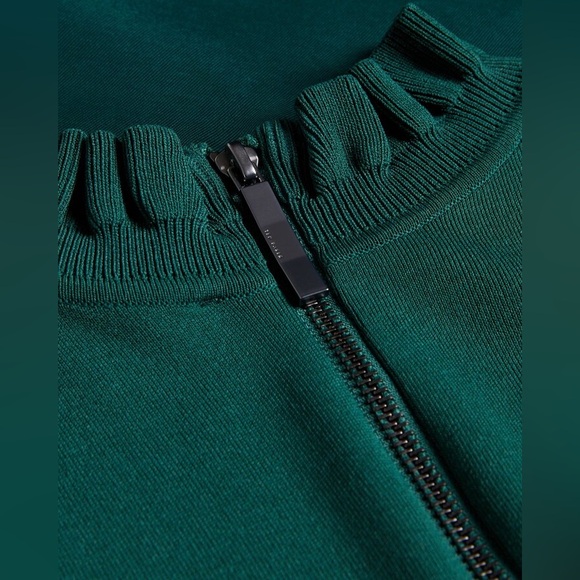 Ted Baker London Knitted Frill Full Skirt Dress - Picture 3 of 12